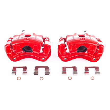 PowerStop Power Stop 10-11 Hyundai Azera Front Red Calipers w/Brackets - Pair S3096