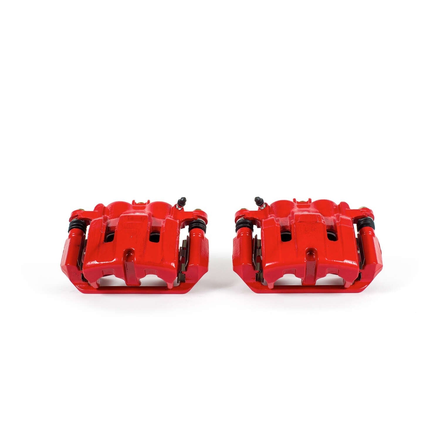 PowerStop Power Stop 09-14 Acura TL Front Red Calipers w/Brackets - Pair S3102