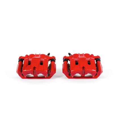 PowerStop Power Stop 09-14 Acura TL Front Red Calipers w/Brackets - Pair S3102