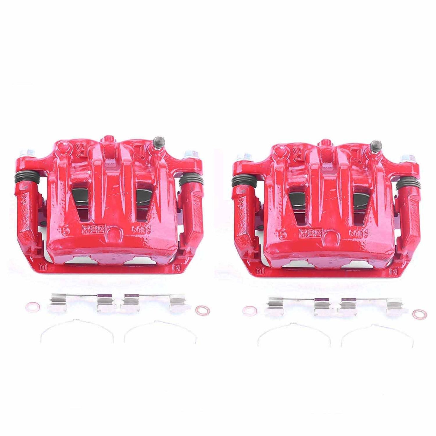 PowerStop Power Stop 04-09 Nissan Quest Front Red Calipers w/Brackets - Pair S3106