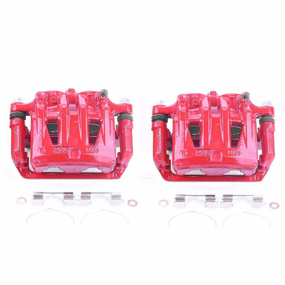 PowerStop Power Stop 04-09 Nissan Quest Front Red Calipers w/Brackets - Pair S3106