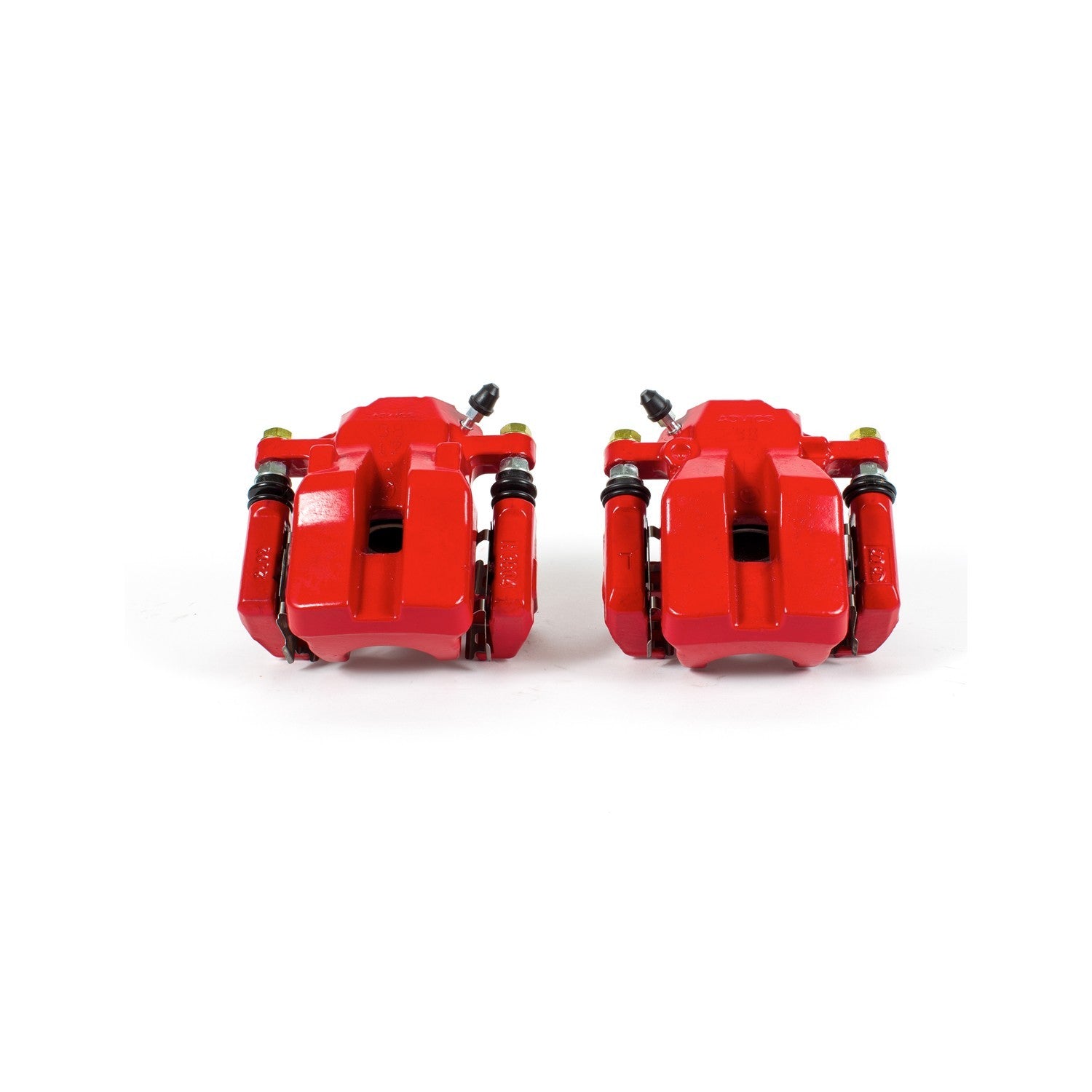 PowerStop Power Stop 06-12 Toyota RAV4 Rear Red Calipers w/Brackets - Pair S3192
