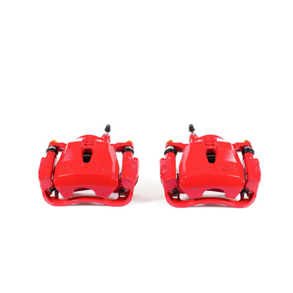 PowerStop Power Stop 09-10 Pontiac Vibe Front Red Calipers w/Brackets - Pair S3194