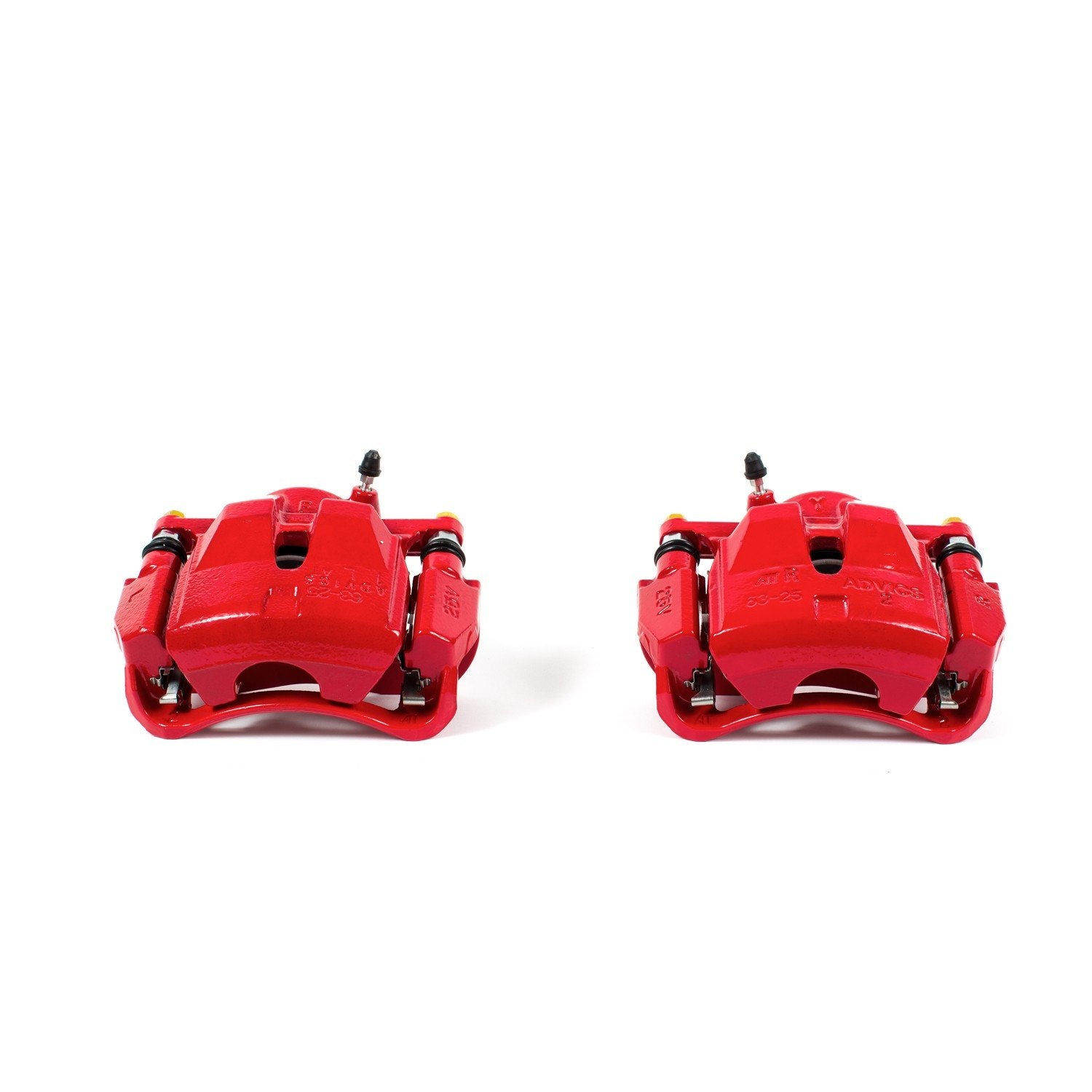 PowerStop Power Stop 06-18 Toyota RAV4 Front Red Calipers w/Brackets - Pair S3196
