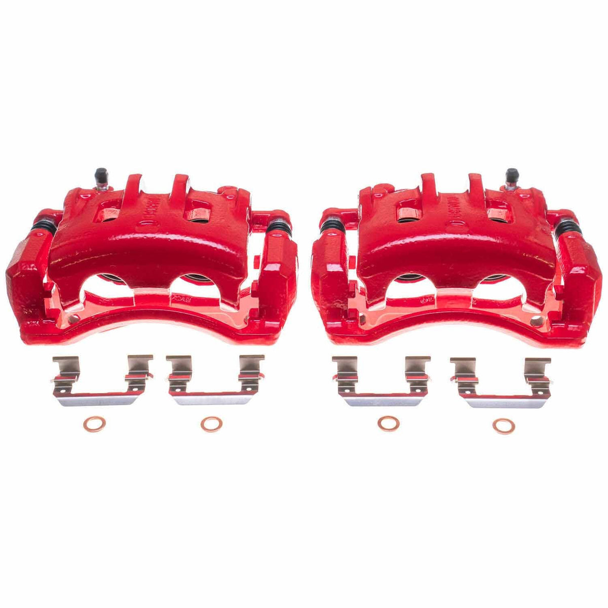 PowerStop Power Stop 07-09 Hyundai Santa Fe Front Red Calipers - Pair S3210