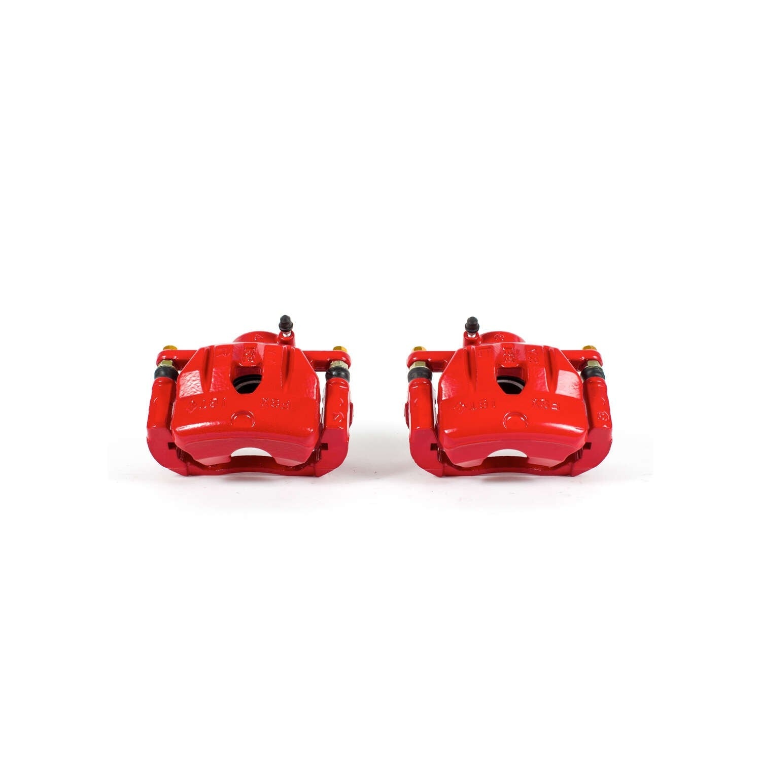PowerStop Power Stop 04-11 Mazda RX-8 Front Red Calipers w/Brackets - Pair S3248A