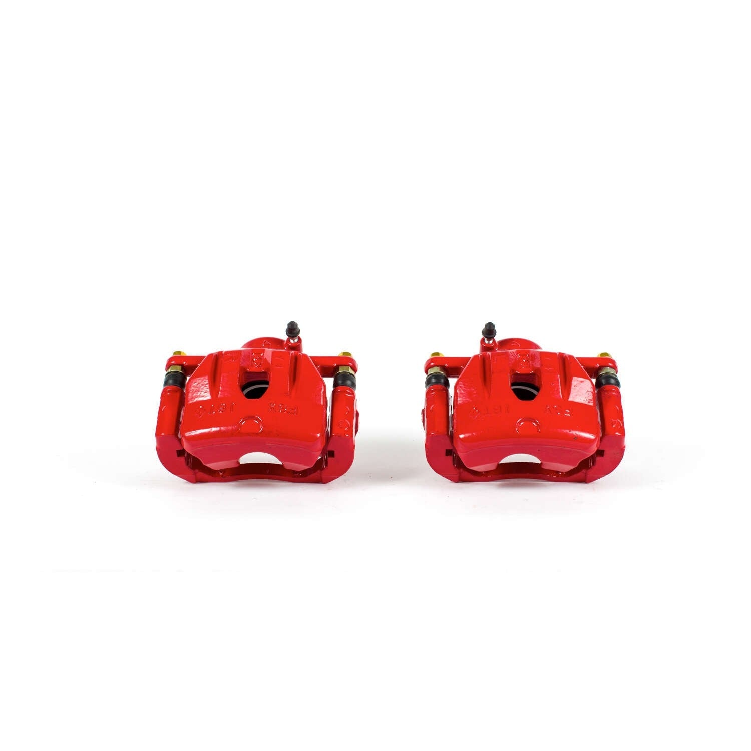 PowerStop Power Stop 04-07 Mazda RX-8 Front Red Calipers w/Brackets - Pair S3248