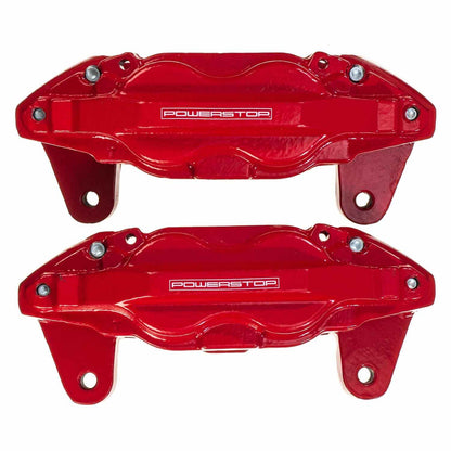 PowerStop Power Stop 08-15 Toyota Sequoia Front Red Calipers w/o Brackets - Pair S3274