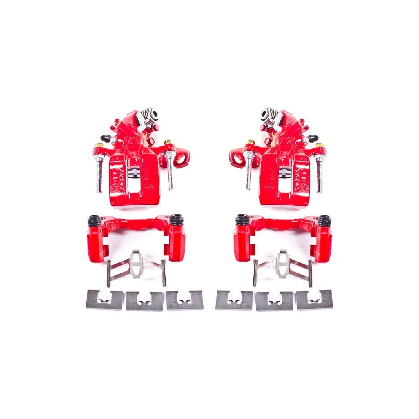 PowerStop Power Stop 06-11 Acura CSX Rear Red Calipers w/Brackets - Pair S3298