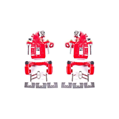 PowerStop Power Stop 06-11 Acura CSX Rear Red Calipers w/Brackets - Pair S3298