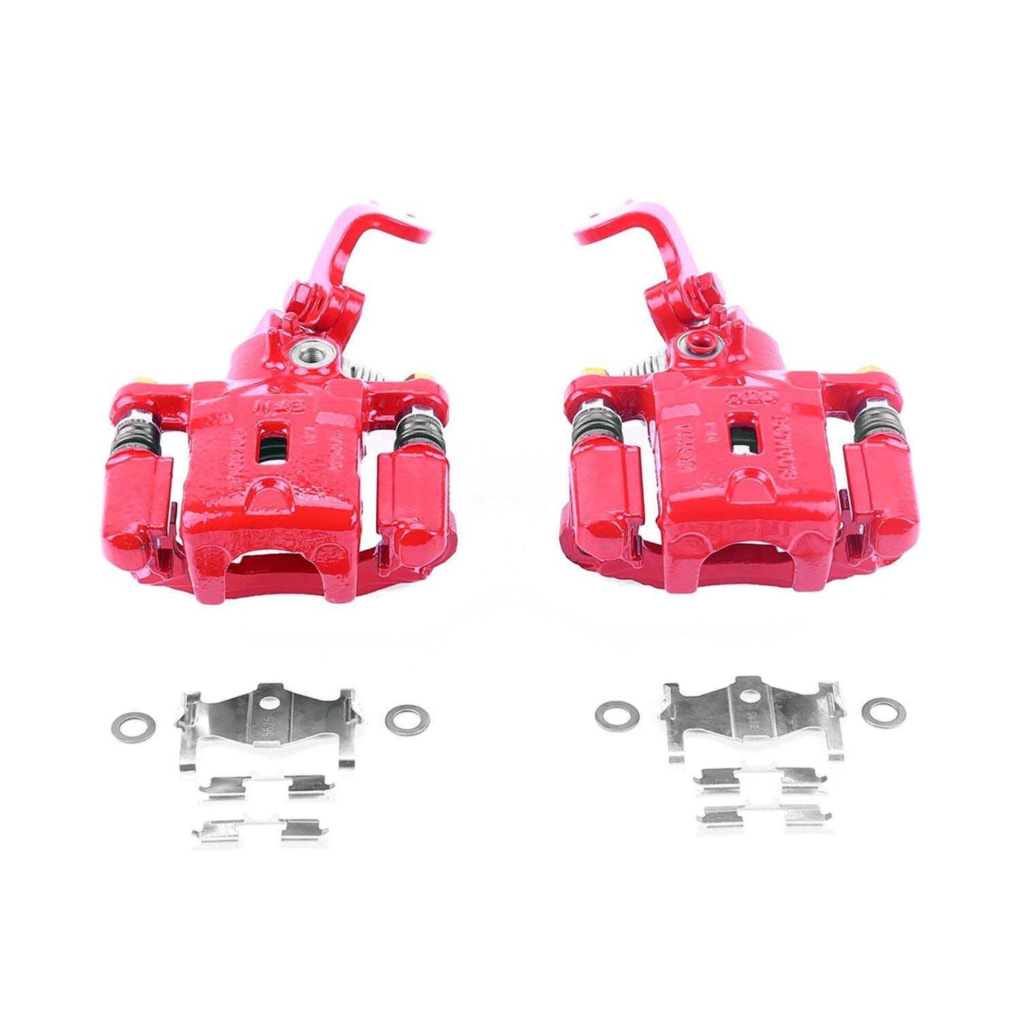 PowerStop Power Stop 05-06 Hyundai Elantra Rear Red Calipers w/Brackets - Pair S3302