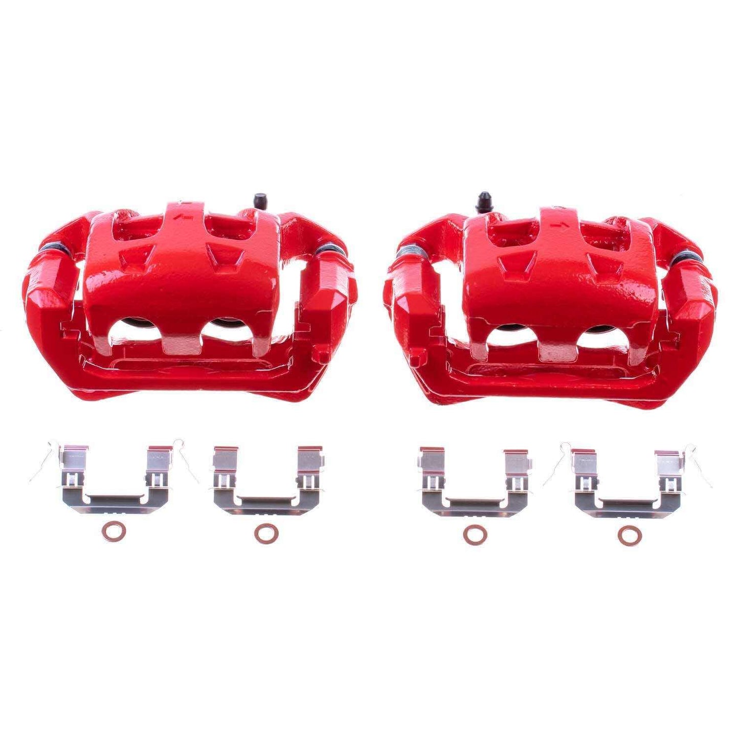 PowerStop Power Stop 06-12 Infiniti FX35 Front Red Calipers w/Brackets - Pair S3310