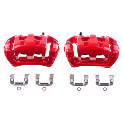 PowerStop Power Stop 06-12 Infiniti FX35 Front Red Calipers w/Brackets - Pair S3310