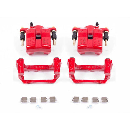PowerStop Power Stop 06-15 Mazda MX-5 Miata Front Red Calipers w/Brackets - Pair S3316
