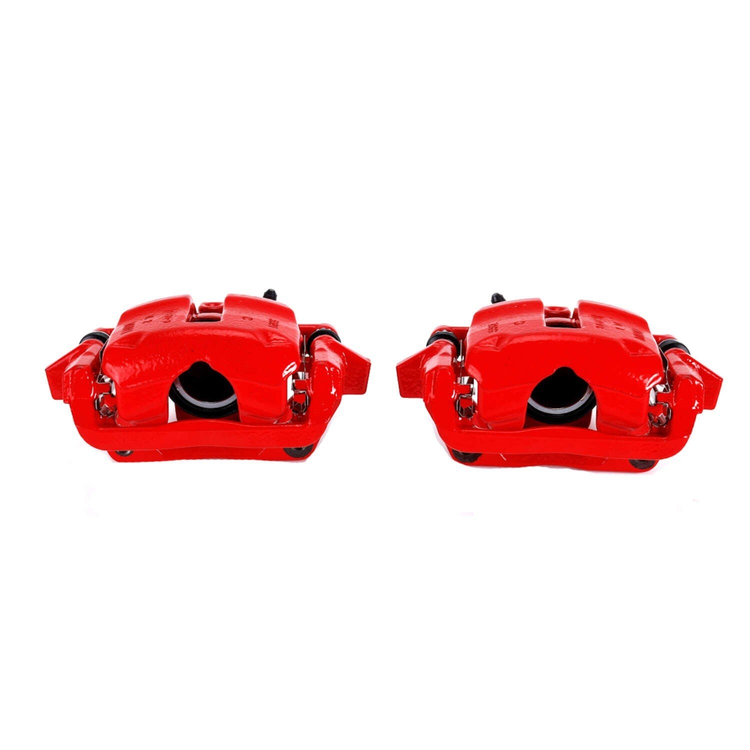PowerStop Power Stop 07-16 Mini Cooper Front Red Calipers w/Brackets - Pair S3320A