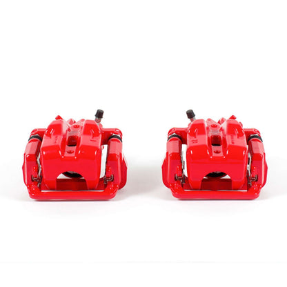 PowerStop Power Stop 06-15 Mazda MX-5 Miata Rear Red Calipers w/Brackets - Pair S3322