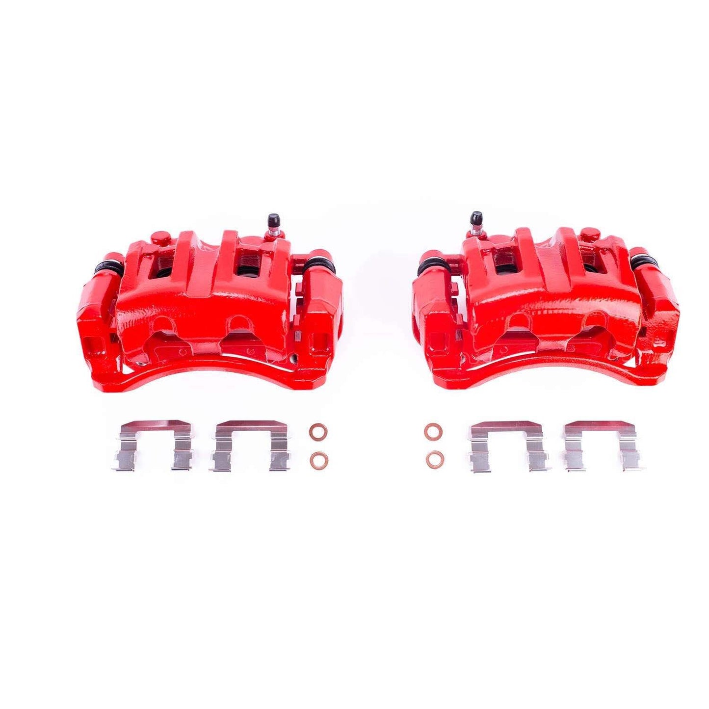 PowerStop Power Stop 07-12 Hyundai Veracruz Front Red Calipers w/Brackets - Pair S3344