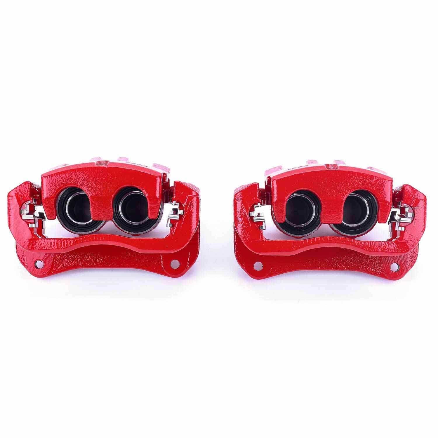 PowerStop Power Stop 15-17 Lexus NX200t Front Red Calipers w/Brackets - Pair S3352