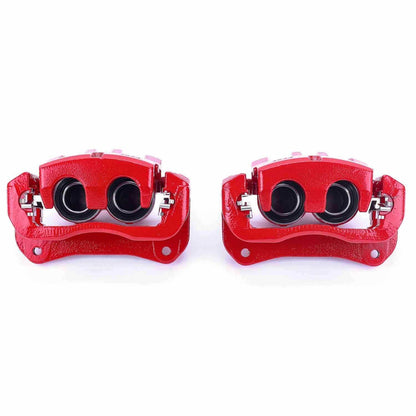 PowerStop Power Stop 15-17 Lexus NX200t Front Red Calipers w/Brackets - Pair S3352