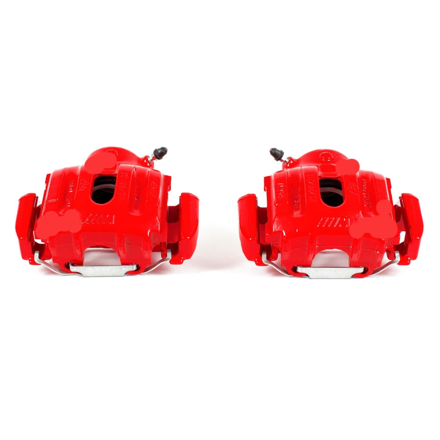 PowerStop Power Stop 95-99 BMW M3 Front Red Calipers w/Brackets - Pair S3404