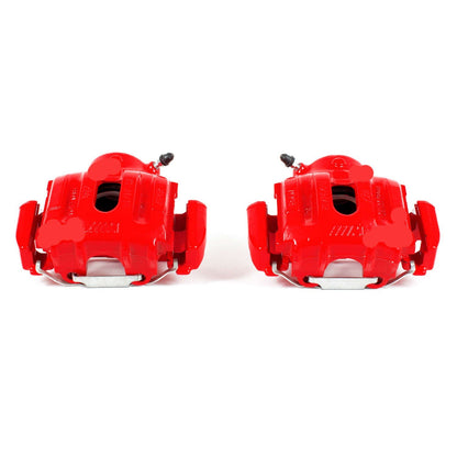 PowerStop Power Stop 95-99 BMW M3 Front Red Calipers w/Brackets - Pair S3404