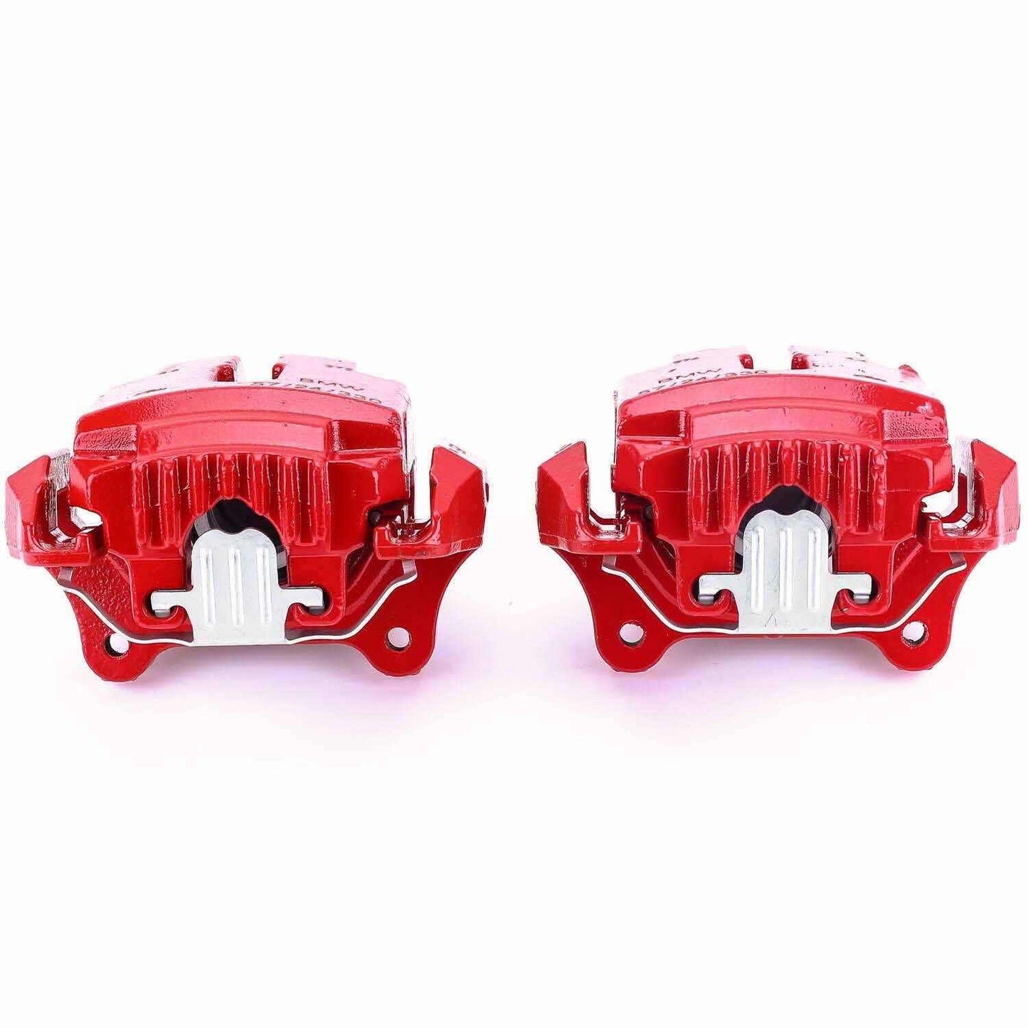 PowerStop Power Stop 2006 BMW 330i Front Red Calipers w/Brackets - Pair S3410