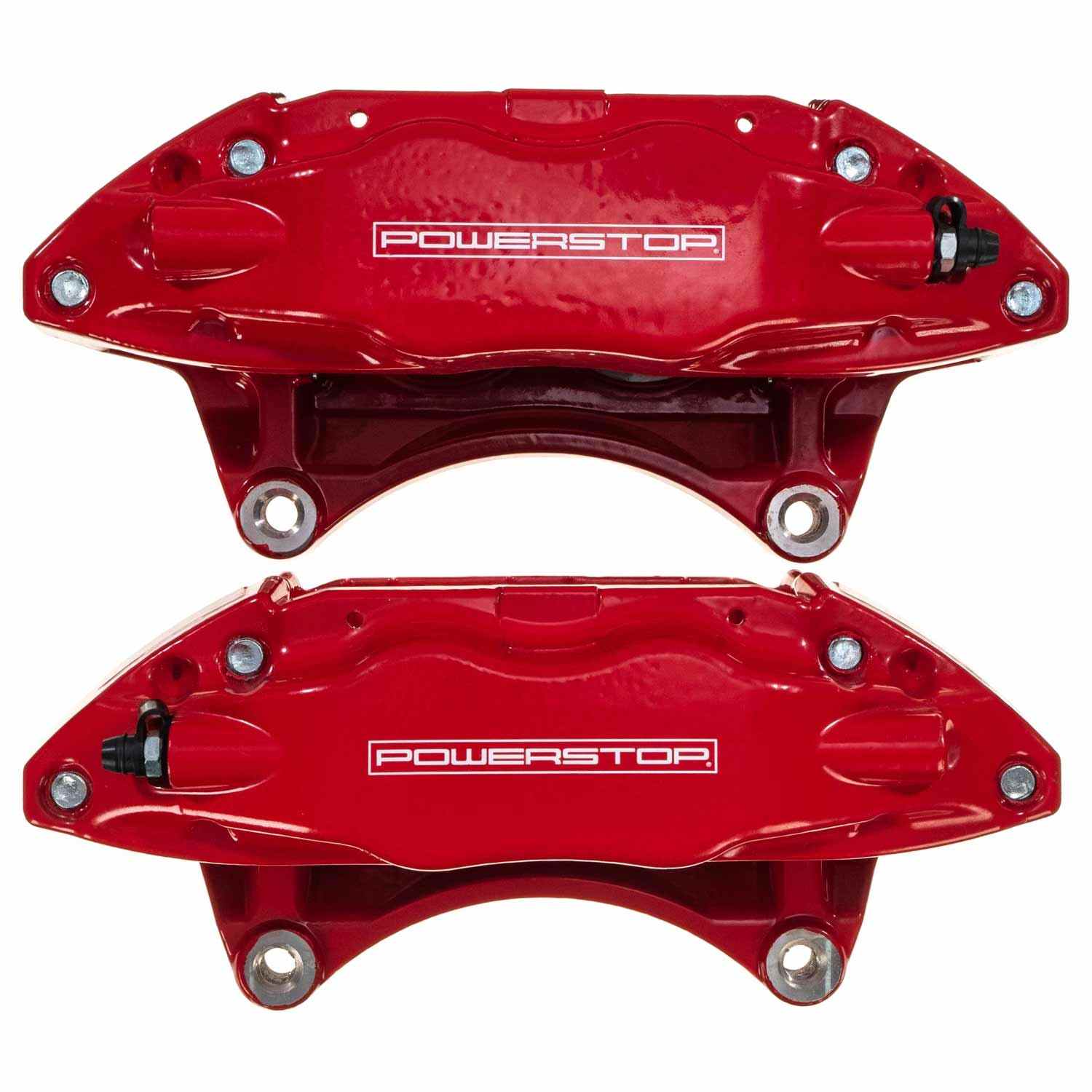 PowerStop Power Stop 04-14 Subaru Impreza Front Red Calipers w/o Brackets - Pair S3698