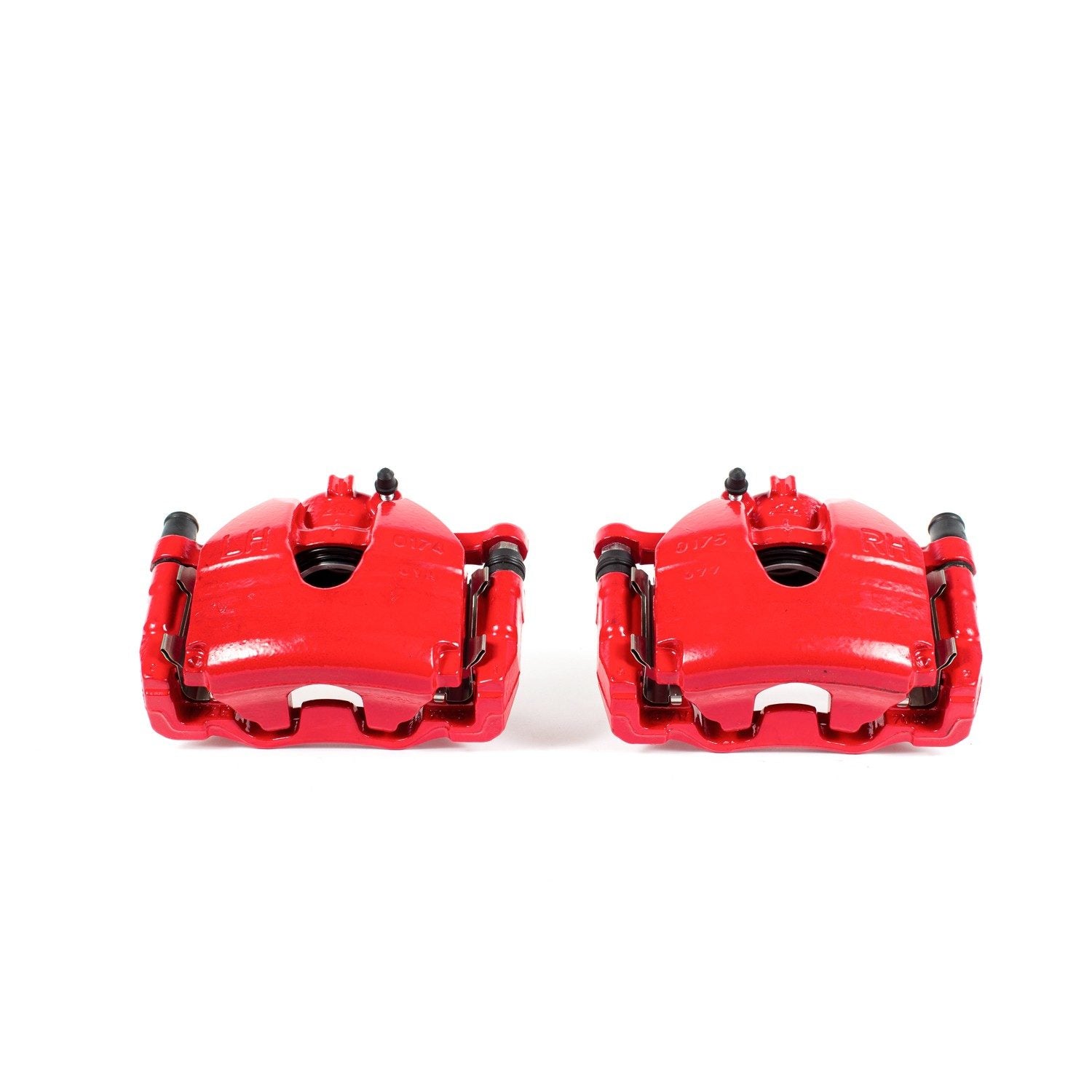 PowerStop Power Stop 07-08 Infiniti G35 Front Red Calipers w/Brackets - Pair S3702