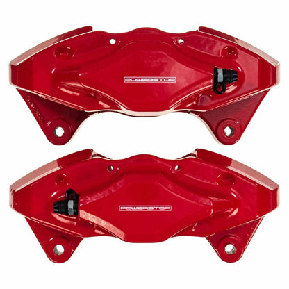 PowerStop Power Stop 08-14 Subaru Impreza Rear Red Calipers w/o Brackets - Pair S3780