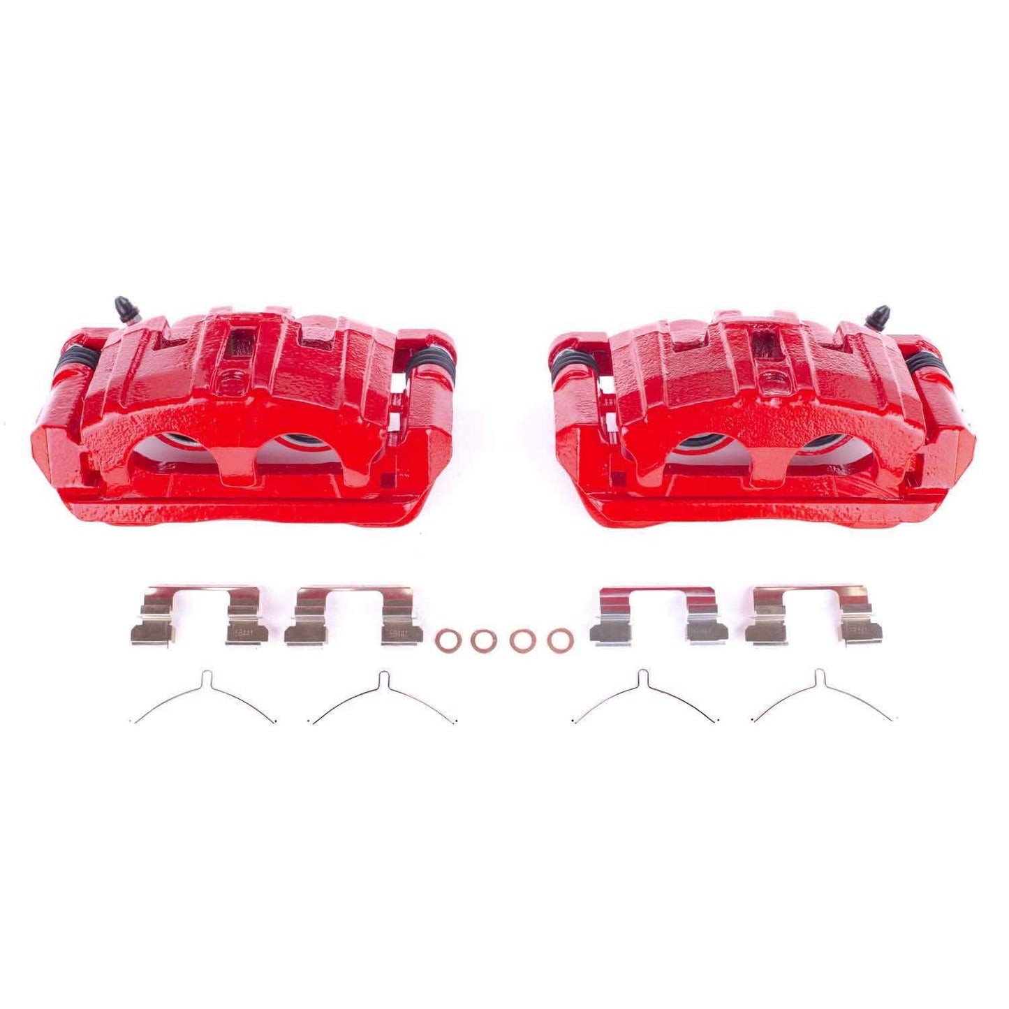 PowerStop Power Stop 14-16 Acura MDX Front Red Calipers - Pair S3826A
