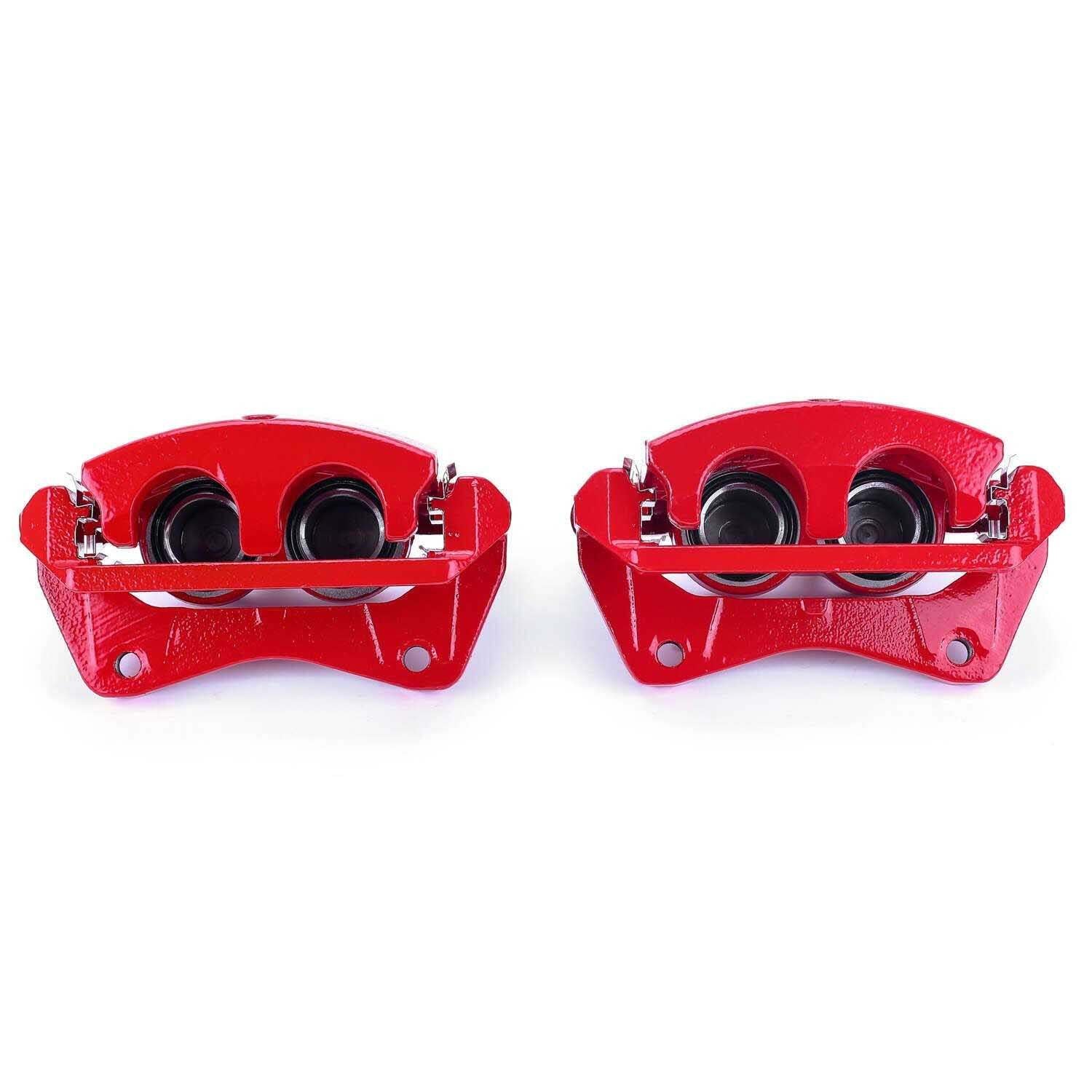 PowerStop Power Stop 09-15 Honda Pilot Front Red Calipers w/Brackets - Pair S3826