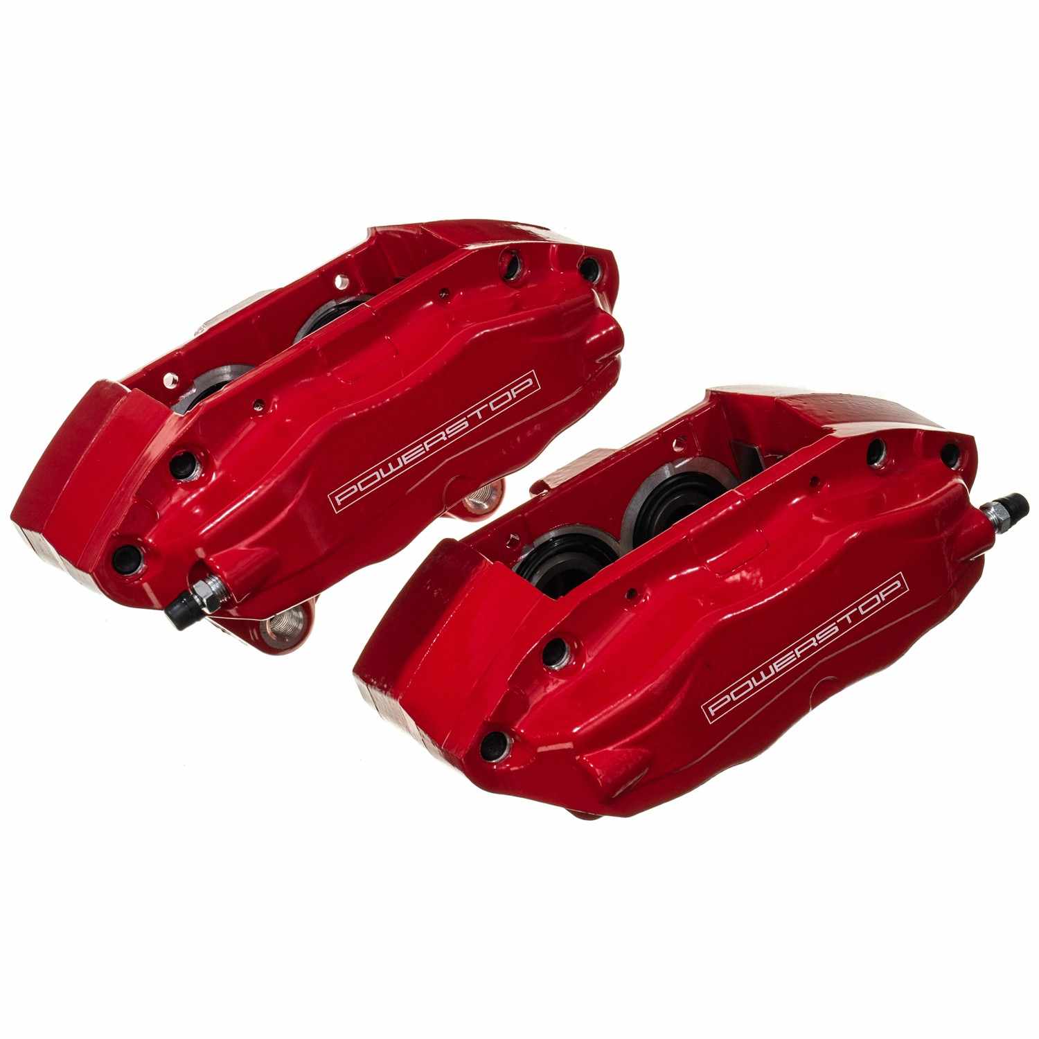 PowerStop Power Stop 03-04 Infiniti G35 Front Red Calipers w/o Brackets - Pair S3858