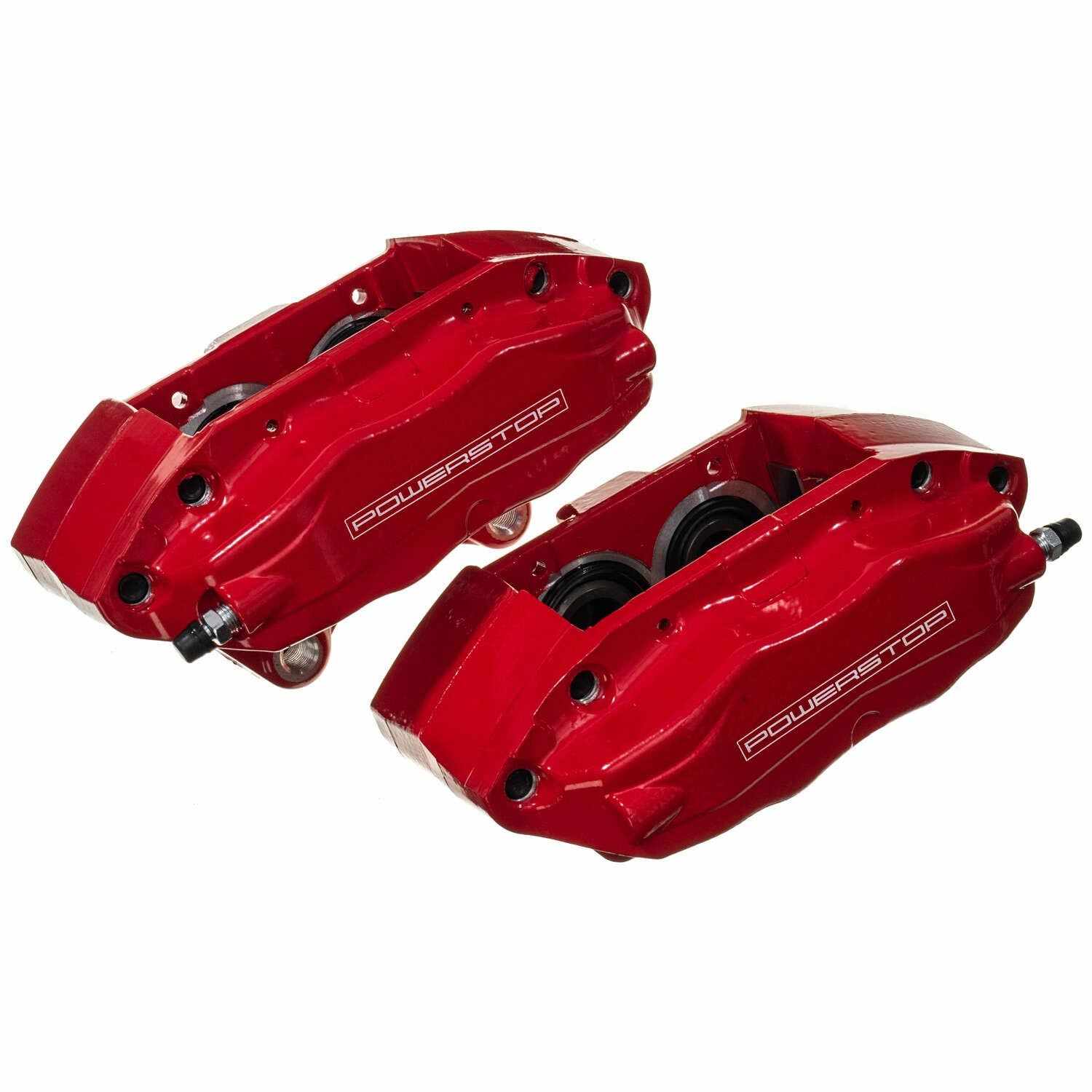 PowerStop Power Stop 03-04 Infiniti G35 Front Red Calipers w/o Brackets - Pair S3858