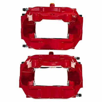 PowerStop Power Stop 03-04 Infiniti G35 Front Red Calipers w/o Brackets - Pair S3858