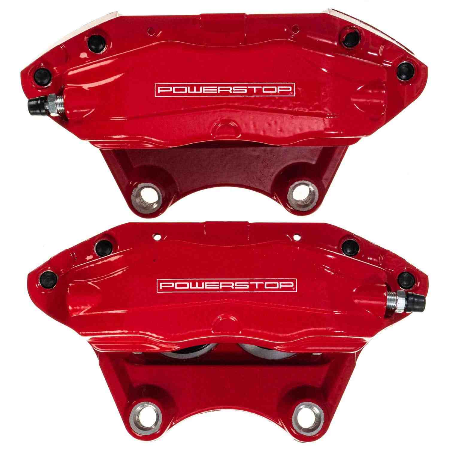 PowerStop Power Stop 03-04 Infiniti G35 Front Red Calipers w/o Brackets - Pair S3858