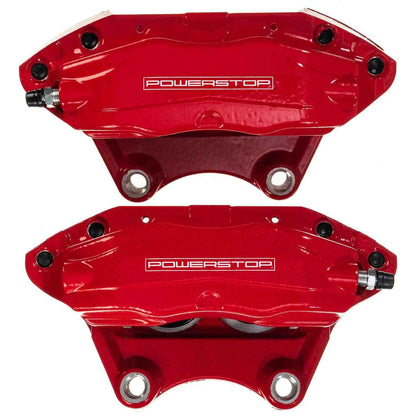 PowerStop Power Stop 03-04 Infiniti G35 Front Red Calipers w/o Brackets - Pair S3858