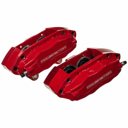 PowerStop Power Stop 03-04 Infiniti G35 Front Red Calipers w/o Brackets - Pair S3858