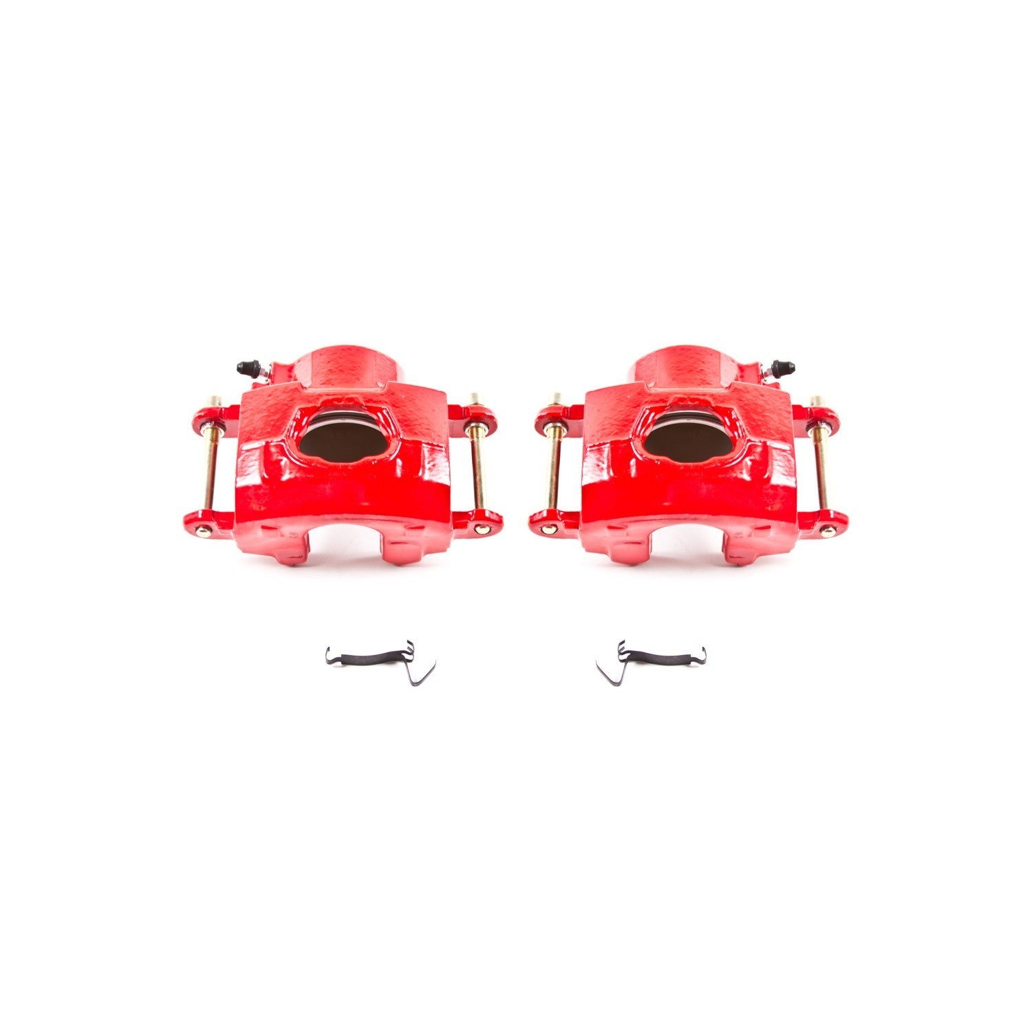 PowerStop Power Stop 94-96 Chevrolet Impala Front Red Calipers w/o Brackets - Pair S4020