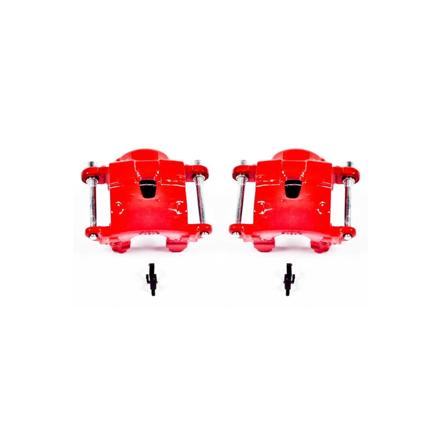 PowerStop Power Stop 78-85 Avanti II Front Red Calipers w/o Brackets - Pair S4071
