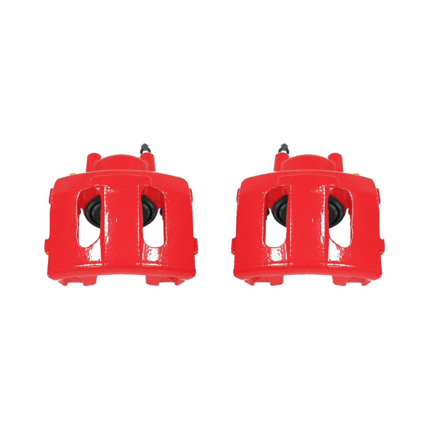 PowerStop Power Stop 90-01 Jeep Cherokee Front Red Calipers w/o Brackets - Pair S4339