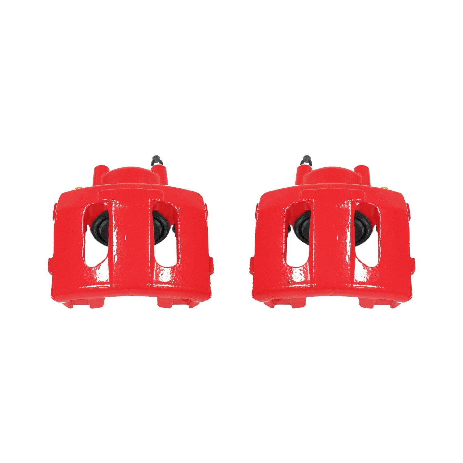 PowerStop Power Stop 90-01 Jeep Cherokee Front Red Calipers w/o Brackets - Pair S4339