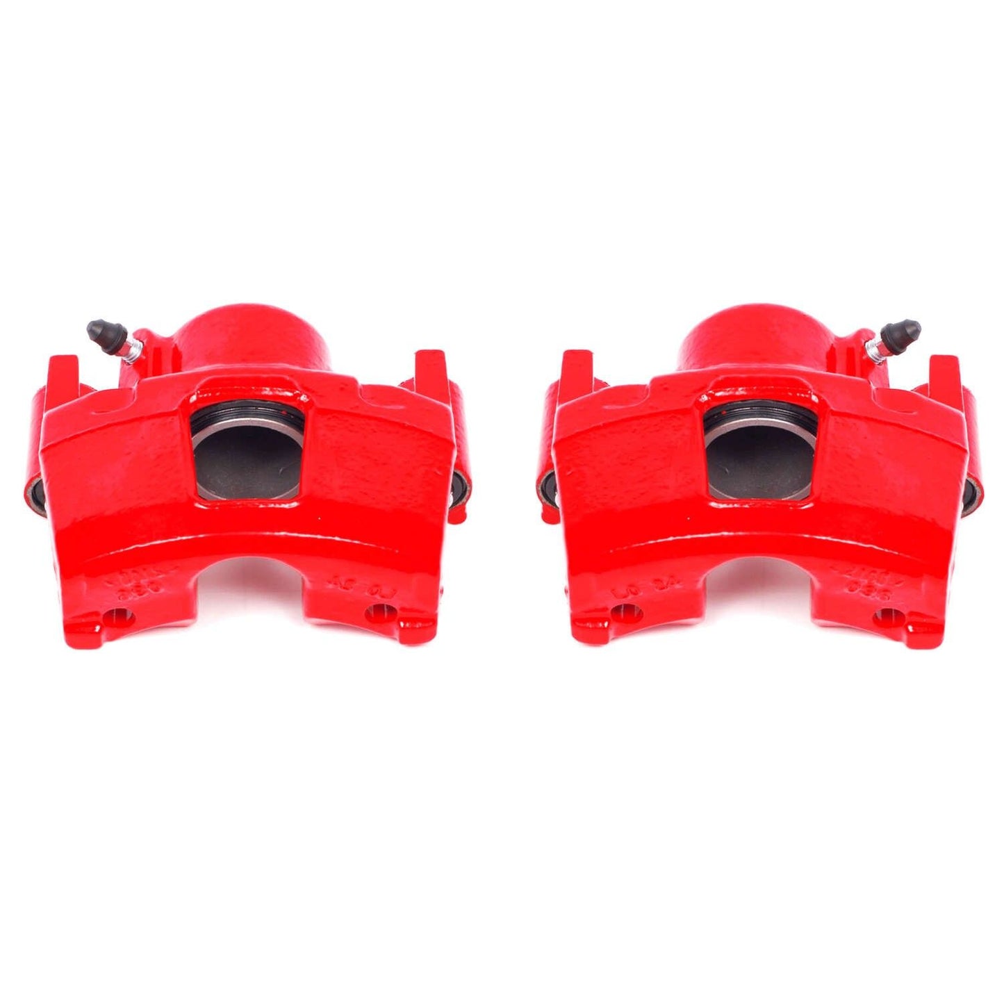 PowerStop Power Stop 90-98 Buick Skylark Front Red Calipers w/o Brackets - Pair S4356