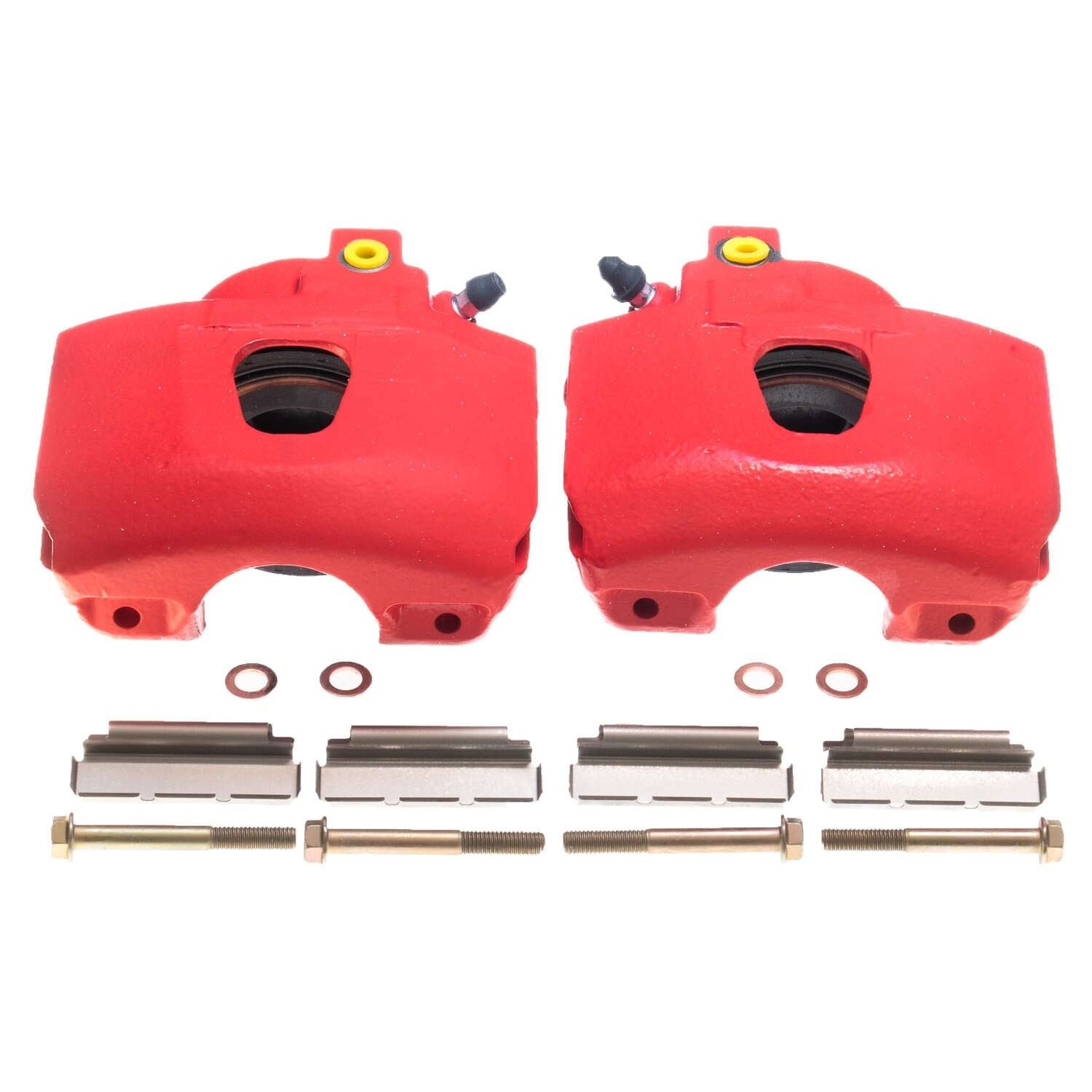 Power Stop 94-96 Ford Bronco Front Red Calipers - Pair S4390