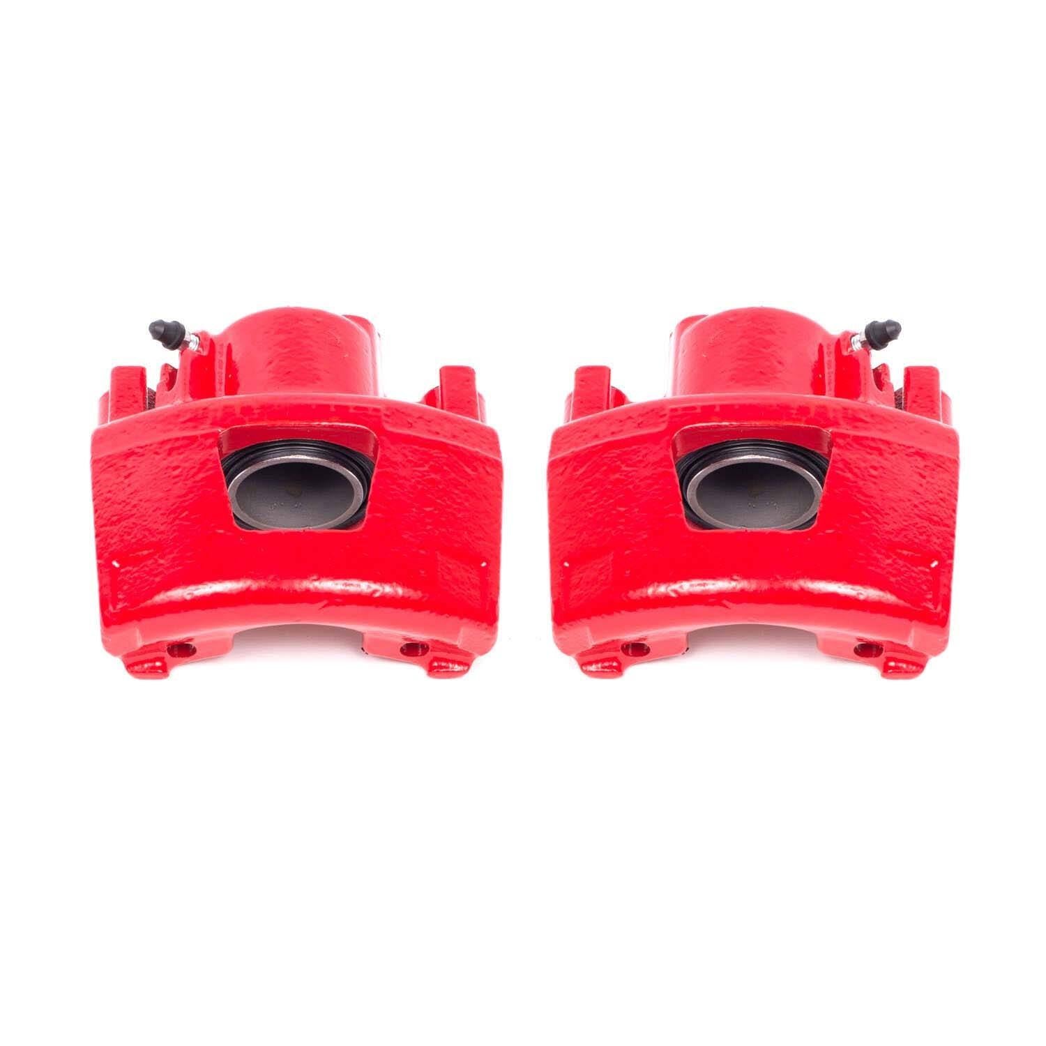 PowerStop Power Stop 94-99 Buick LeSabre Front Red Calipers w/o Brackets - Pair S4600