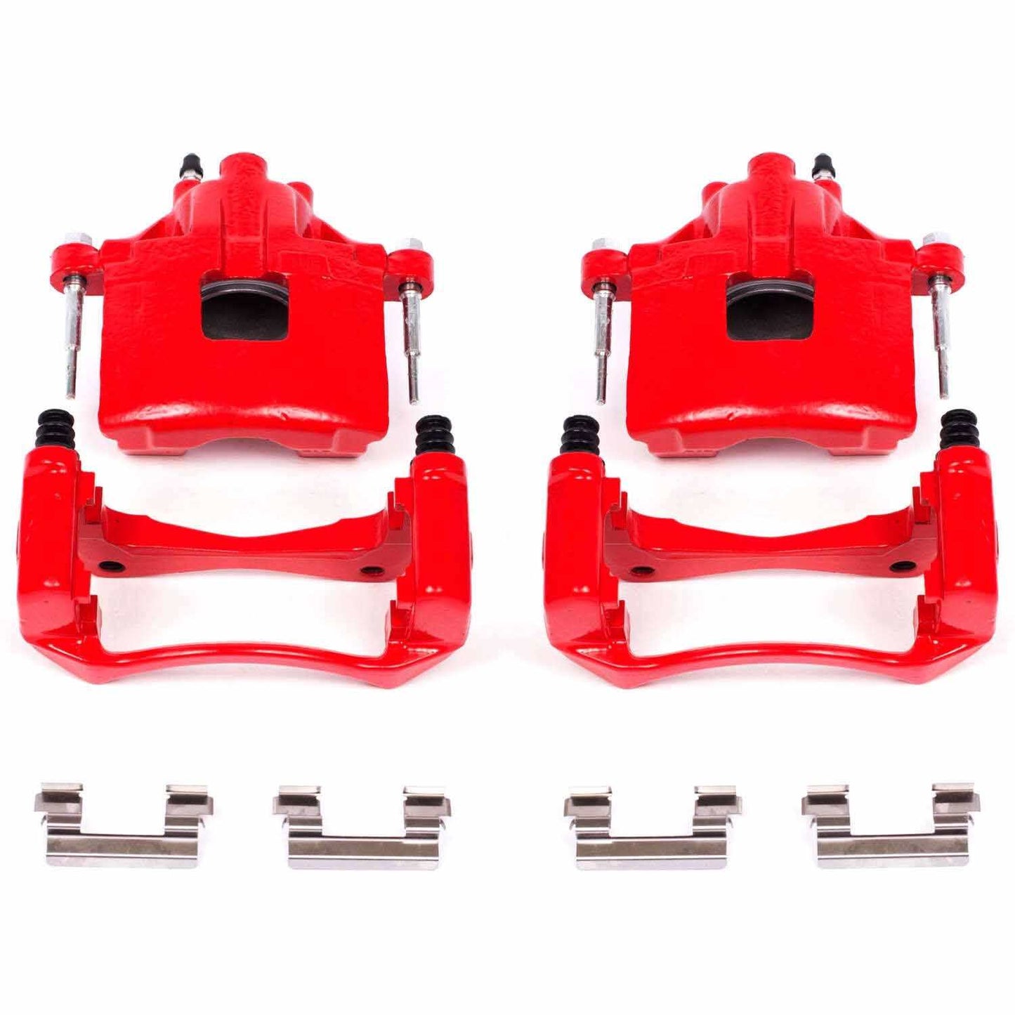 PowerStop Power Stop 00-05 Buick LeSabre Front Red Calipers w/Brackets - Pair S4638A