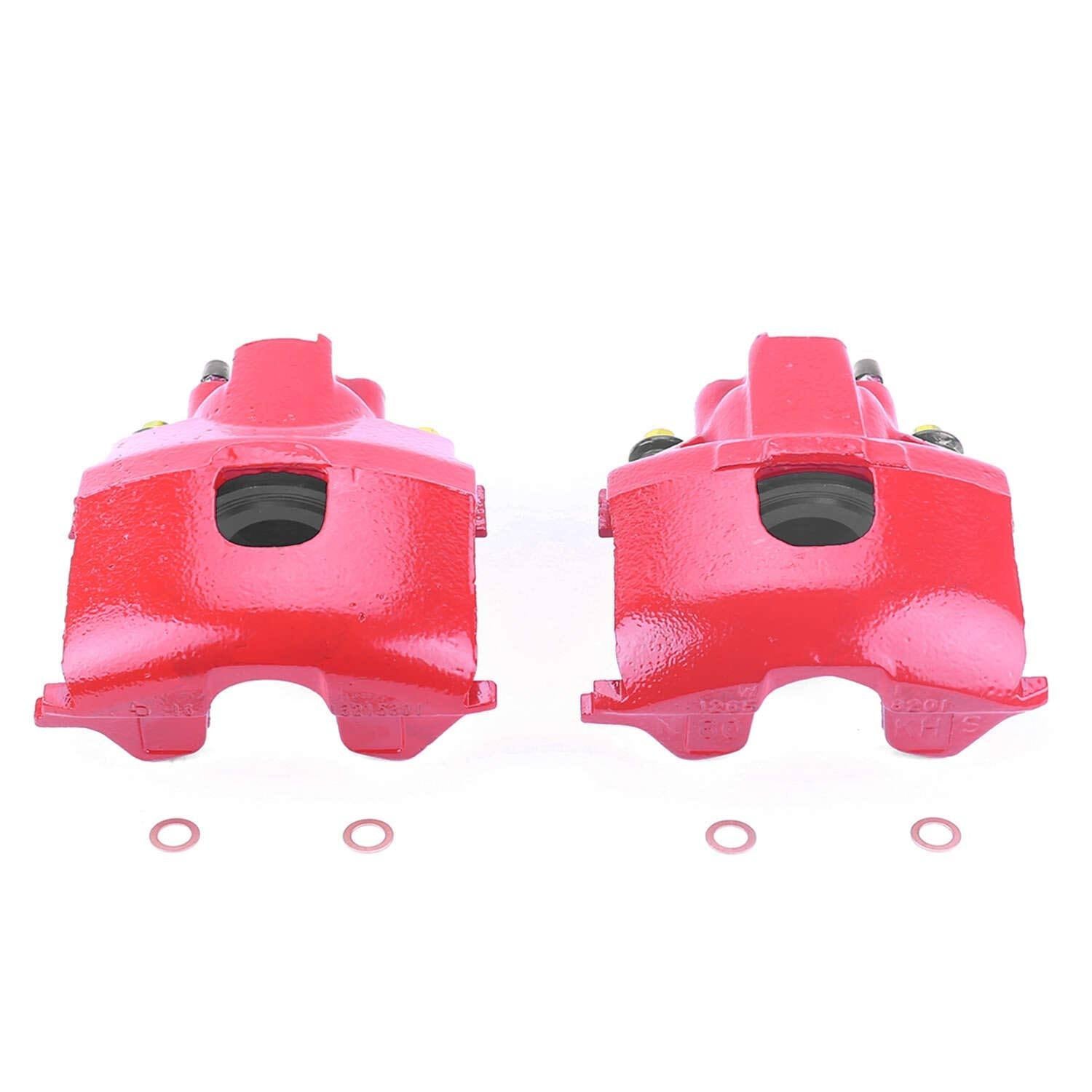 PowerStop Power Stop 99-04 Chrysler 300M Front Red Calipers w/o Brackets - Pair S4642