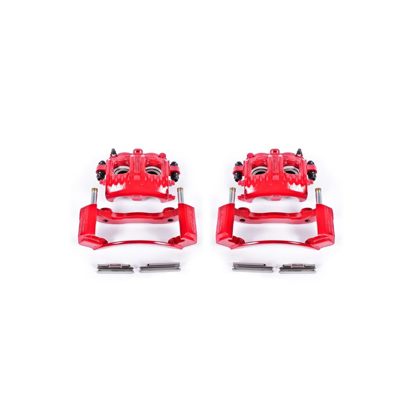 PowerStop Power Stop 97-02 Ford Expedition Front Red Calipers w/Brackets - Pair S4652