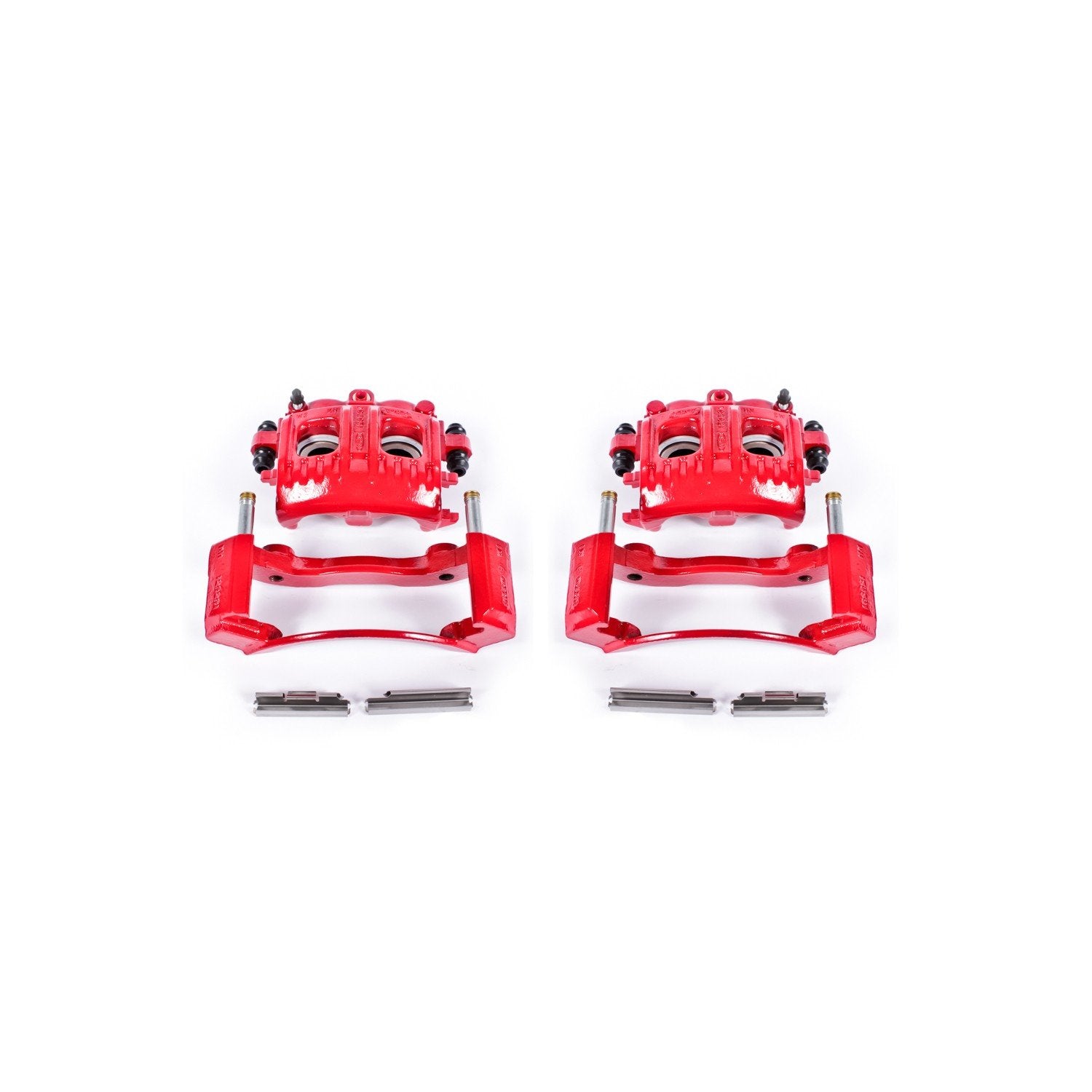 PowerStop Power Stop 97-02 Ford Expedition Front Red Calipers w/Brackets - Pair S4652