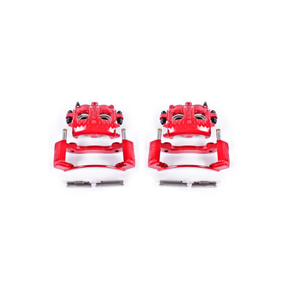 PowerStop Power Stop 97-02 Ford Expedition Front Red Calipers w/Brackets - Pair S4652