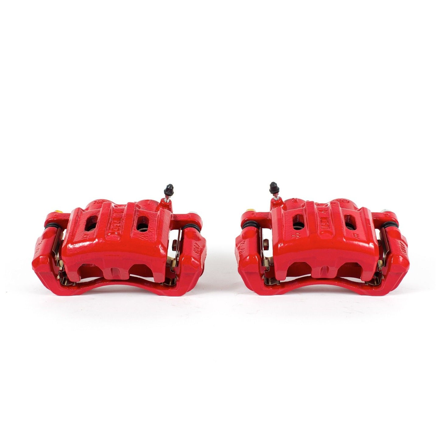 PowerStop Power Stop 97-04 Mitsubishi Diamante Front Red Calipers w/Brackets - Pair S4670A
